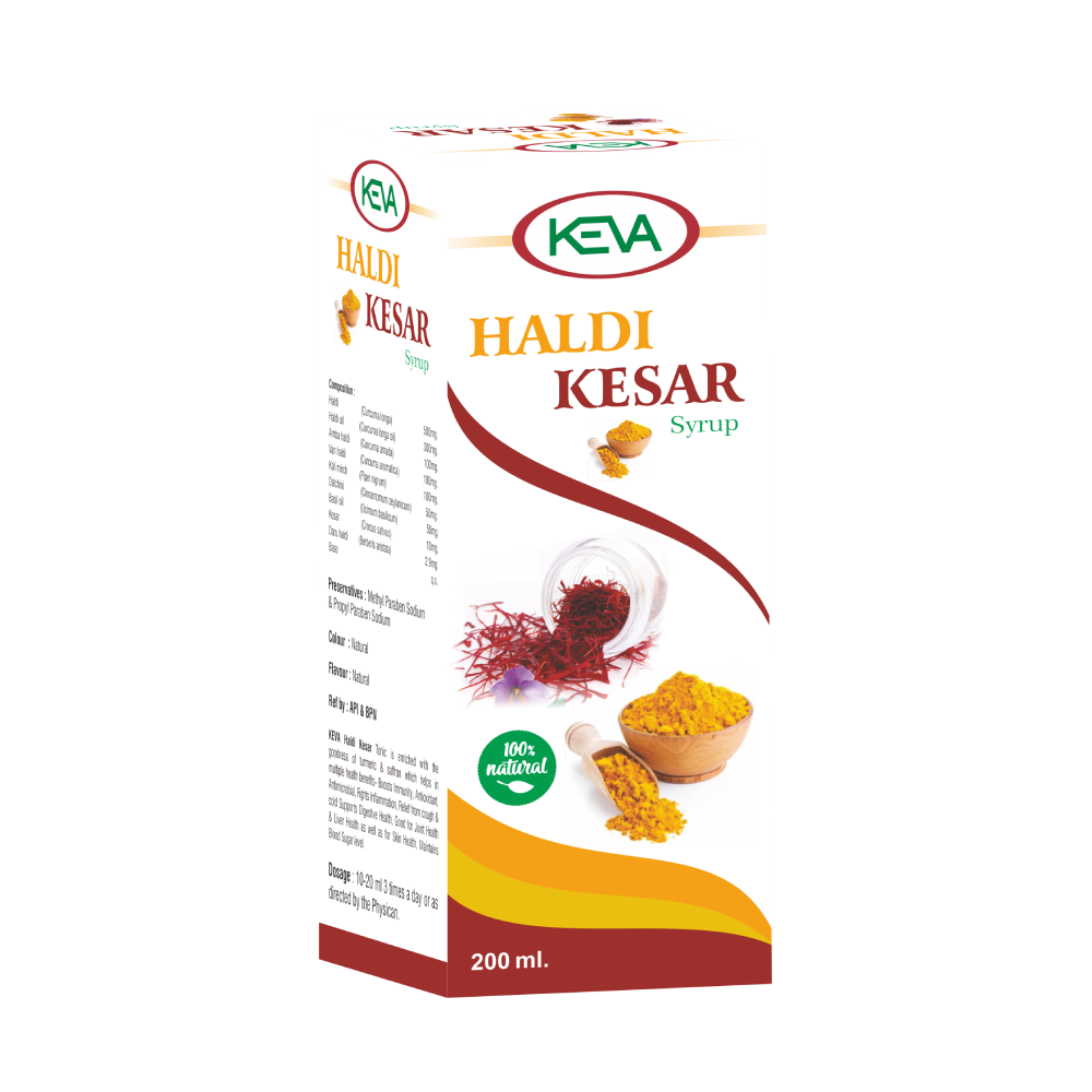 Keva Haldi Kesar Syrup