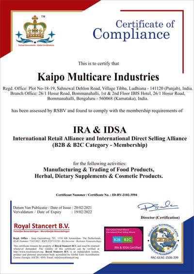 Brand certificate