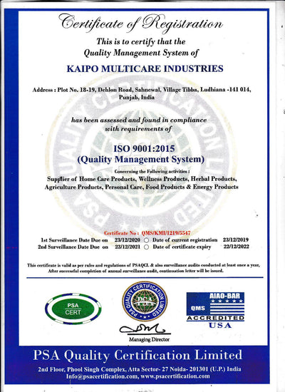 Brand certificate