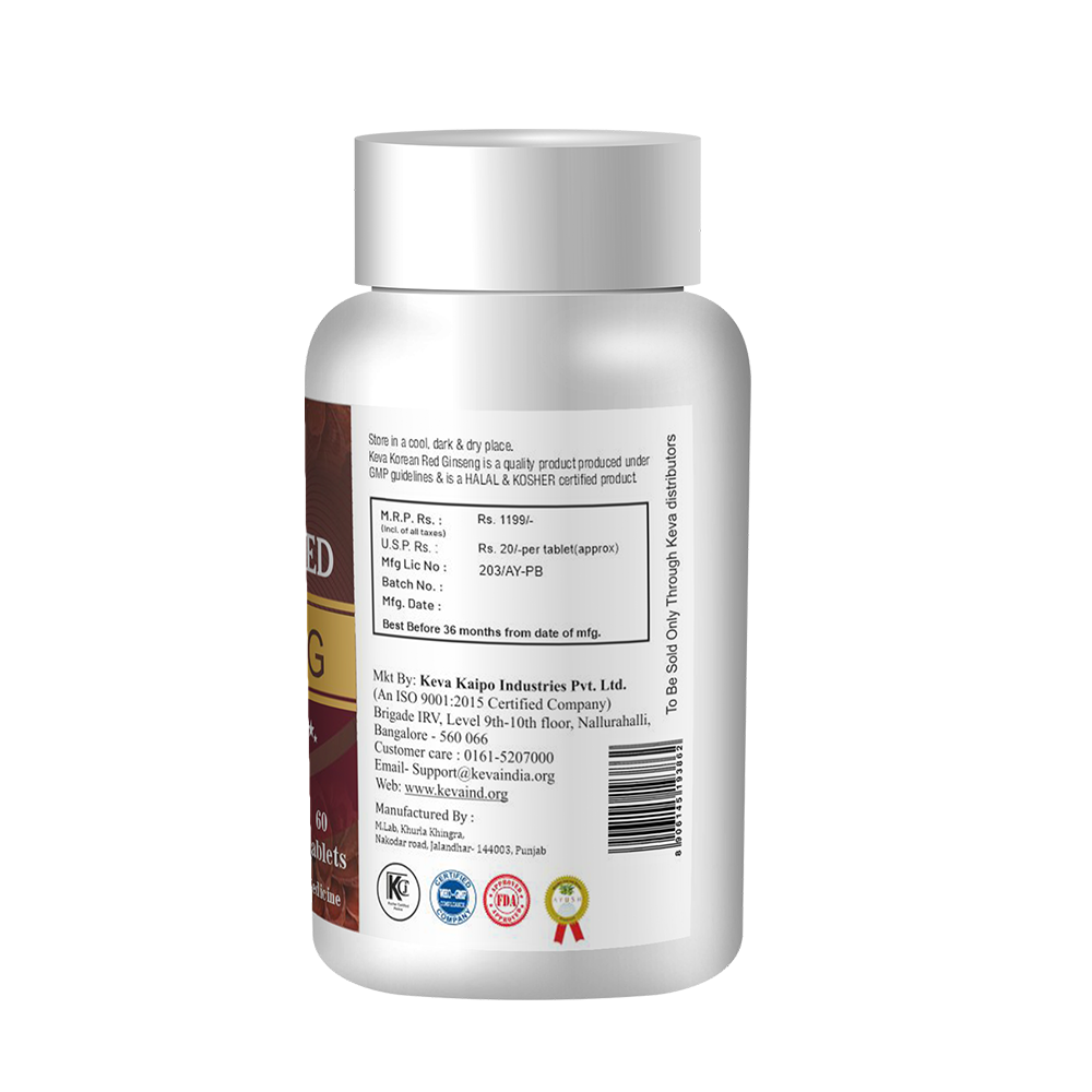 Keva Korean Red Ginseng Tablets