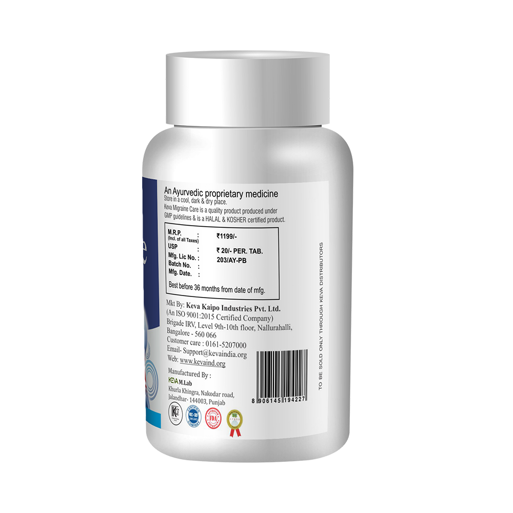 Keva Migraine Tablets