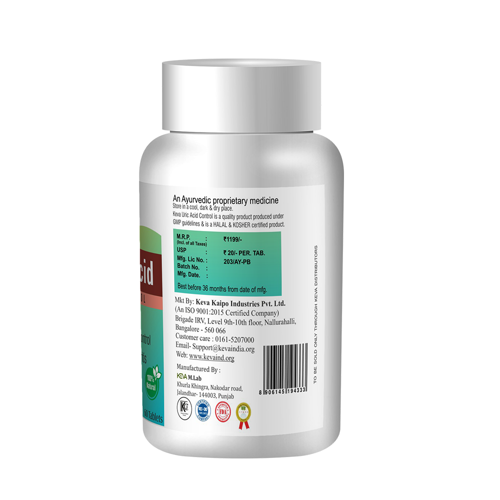 Keva Uric Acid Control Tablets