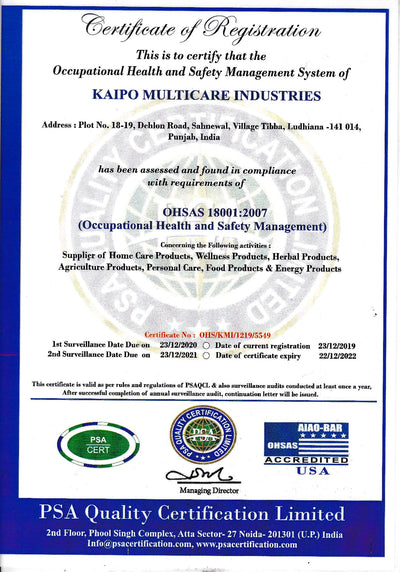 Brand certificate